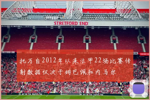 托万自2012年以来法甲22场比赛传射数据仅次于姆巴佩和内马尔