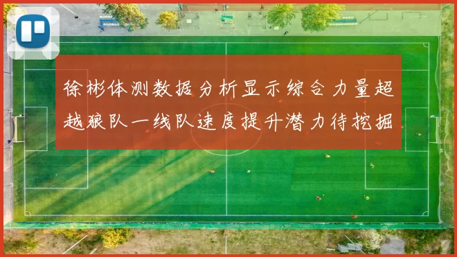 徐彬体测数据分析显示综合力量超越狼队一线队速度提升潜力待挖掘